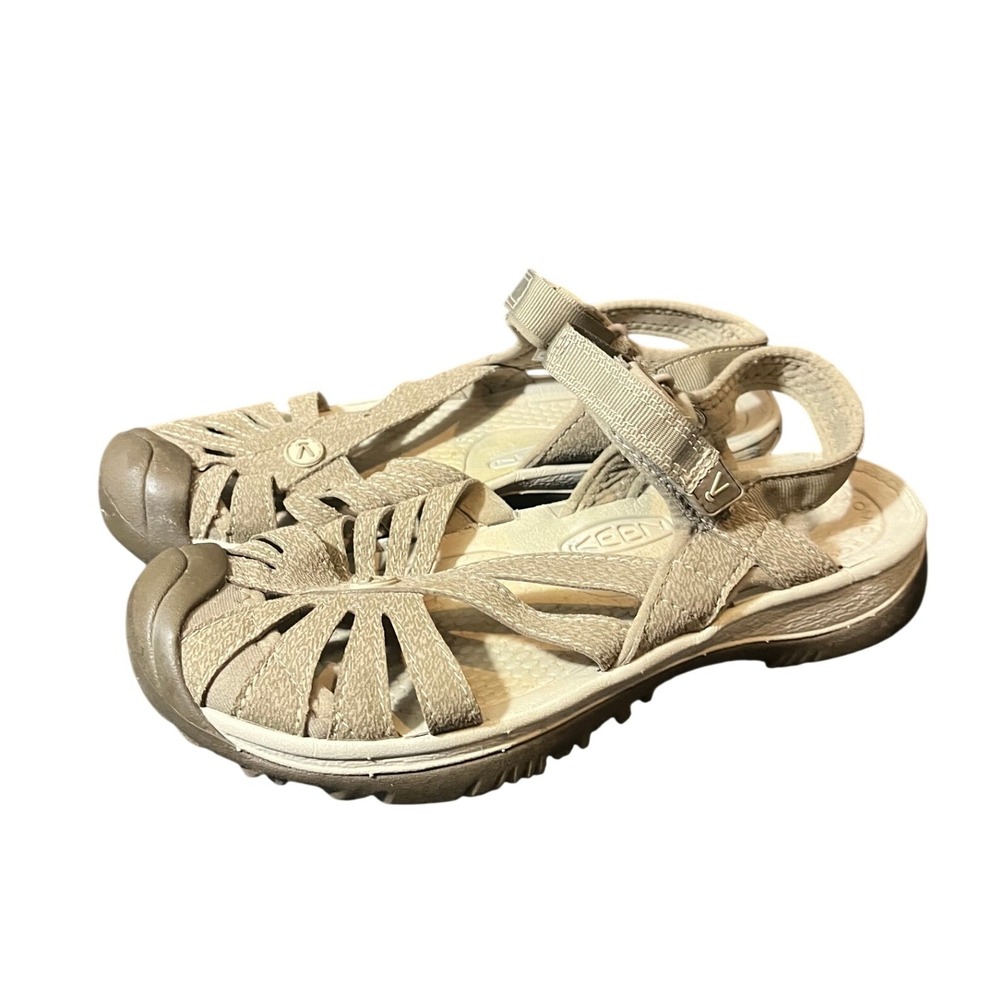 KEEN Rose Sandals Womens 9 Tan Beige Strappy Hiking Outdoor 1016729